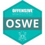 OSWE certificate badge