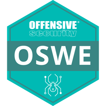 OSWE certificate badge